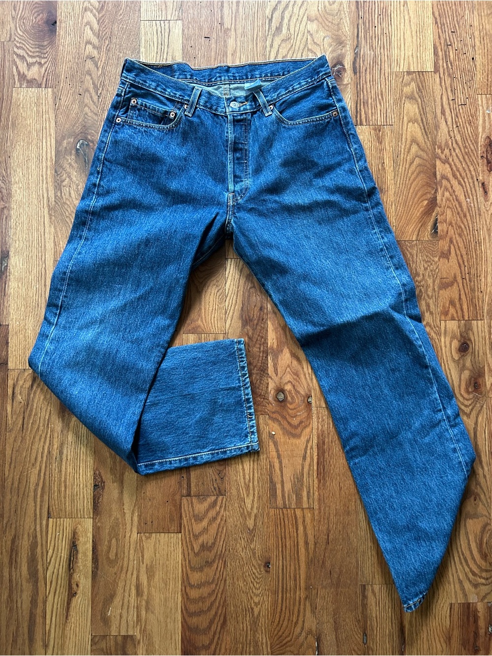 Levi’s 501 Straight-Leg Men’s Jeans - Medium Wash